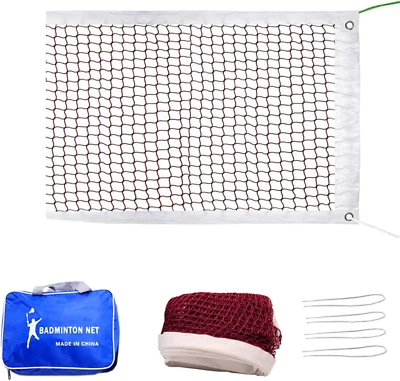 Professional Badminton Net Outdoor with Aircraft Wire Rope 6.1M X 76CM, Outdo...