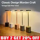Cordless Table Lamp Rechargeable LED Touch Desk Lamp 3 Color Bars Dimming Light