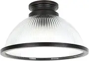 Beacon Lighting Alfred 1 Light Batten Fix in Oil Rubbed Bronze/Glass