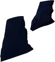 [yuksok] Figure Skating Leg Warmers Protection Lightweight Decoration Figure Skating Socks Warmers Socks for Gym Cold Weather Workout