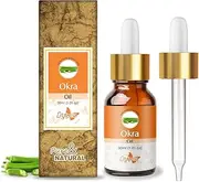 Crysalis Okra (Abelmoschus Esculentus) Oil |100% Pure & Natural Undiluted Carrier Oil Organic Standard| For Great For Hair Care, Moisturizing A Dry Scalp | Aromatherapy Oil| 30ml With Dropper