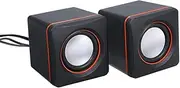 Music Speaker Desktop Speaker Mini Music Speaker with 3.5mm Jack for Laptop/MP3/Smartphones