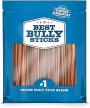 USA 6-inch Odor-Free Bully Sticks by Best Bully Sticks All Natural Dog Treats