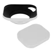 Haoge LH-S43P 43mm Square Metal Screw-in Lens Hood for Leica Rangefinder Camera
