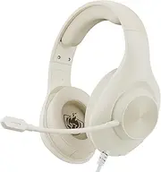 Gaming Headset PS4 Headset, Xbox Headset with 7.1 Surround Sound, Gaming Over Ear Headphones with Noise Cancelling Flexible Mic Memory Earmuffs, for PC, PS5, PS4, Xbox Series X/S, Switch (White)