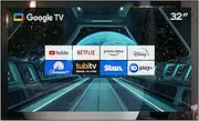 [elecsung] 32 INCH Smart Mirror TV for Bathroom, 4K UHD, IPX6 Waterproof, Goo-gle Android 11.0, ATSC DTV Television, Voice Control with Wi-Fi & Bluetooth,The Latest Model