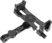SEWACC Phone Tripod Mount Desktop Live Streaming Bracket with Dual Card Slots Stable Cell Phone Camera Stand for All Smartphones for Video Recording and Photography