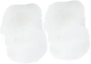 [FOMIYES] 2pcs Faux Fur Cuff Covers for Adults Warm Keeping Oversleeve for Winter Fashion Soft and Fluffy Imitation Rabbit Fur Wrist Protection Chic Comfortable Clothing Accessory