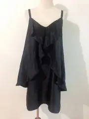 Cynthia Rowley Saks 5th Avenue LBD Silk Sleeveless Dress Size 8 NWT MSRP $385