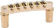 Musiclily Pro Roller Saddles Tune-O-Matic Bridge for Epiphone Les Paul LP SG Electric Guitar, Gold