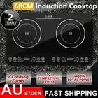 New Electric Induction Cooktop 68cm Ceramic 2 Zones Stove Cook Top Hot Plate