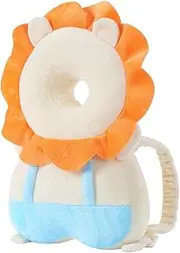 PandaEar Baby Head Protection Backpack, Toddler Walking Head Protector, Adjustable Head Protector Pad Safety Cushion (Orange)