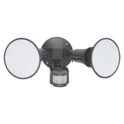 Sanders 2Lt LED Flood Light with Sensor in Black