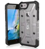 【美國代購】UAG IPHONE 8 7 6S PLUS [5.5英寸屏幕]探路者羽毛燈堅固[ICE]軍用摔落測試IPHONE手機殼 銀色