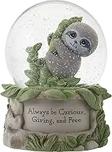 Precious Moments 213103 Always Be Curious, Giving, and Free Resin/Glass Musical Snow Globe