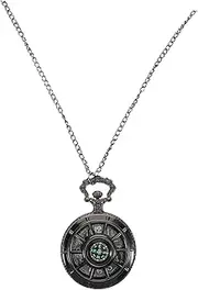 [BESPORTBLE] Stylish Hollow Compass Pocket Watch Vintage Design for Functional Timekeeping Elegant Decor Men Women
