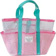 Beach Bag Tote - Foldable Large Mesh Swim Bag,Travel Packs & Luggage for Lake Hiking Camping Family Cruise Boat Picnic Sports Resort Vacation Gym