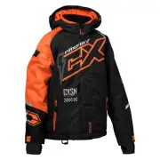 Castle Youth Code G5 Insulated Snowmobile Jacket Black/Orange