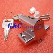 Aluminum Sliding Patio Door Window Bolt Locking Catch Push Lock Security Child