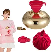 Reusable Hot Water Bed Warmer, Hand Warmer with Funnel | Cozy Hand Foot Warmer with Plush Cover, Hot Water Bag for Men Women Children, Winter Heating Pack for Bed, Waist, Legs