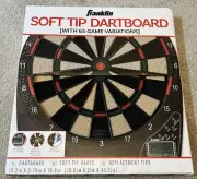 Franklin Sports Electronic Dart Board Set Soft Tip Darts Electronic LCD Scoring.
