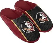 NCAA Florida State Seminoles Men's Mesh Logo Slide Slipper, Black, X-Large (13-14)