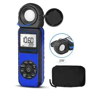 Digital Illuminance Light Meter Luxmeter 0.01~400,000 Lux Light Tester 270º Rota
