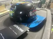 Half helmet, Abs Hard, Shiny Black Size Medium Cool Logos New