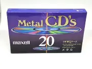 MAXELL METAL CD's 20 Blank Audio Cassette Tape (Sealed) NEW