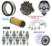 Tune Up Kit Filters Cap Wire Spark Plugs For CHEVY K30 V8 5.7L, W/ Federal 1986