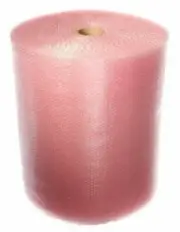 150' x 24" Roll 3/16" (Sm) Pink Anti-Static Bubble Cushioning Wrap Free Shipping