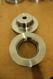 2 Pcs RADIUS shape Dimple die 100mm shaft, 4"