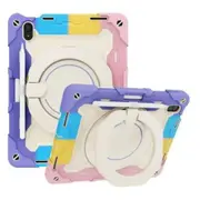 Compatible With iPad (2022) Heavy Duty Shockproof Case Cover - Pink
