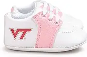Future Tailgater Virginia Tech Hokies Pre-Walker Baby Shoes Pink Trim
