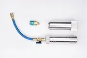 Female Car Ior Acc Ories Oil Dye Injector Ac Adapter Hand Turn Filler Injection Tool Car Auto Oil Dye Injector Adapter 03Qc12L R134A 2 Oz Multicolor
