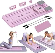 Pilates Board Reformer Set,Foldable Reformer Pilates Machine for Home Gym,5 in1 Full-Body Fitness, Portable Home Workout Pilate Equipment for Full-Body Fitness