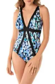 Miraclesuit Mixology One Piece Swimsuit Women's Size 12 L32106