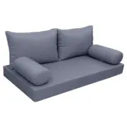 |SLIPCOVER ONLY|S2 Daybed Mattress Bolster Backrest Covers Knife Edge Crib AD001