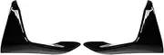 QASULER Pair Car Front Bumper Splitter Lip Diffuser Body Kit, for, F80 M3 F82 F83 M4 2014-2020 Spoiler Aprons Guard Protector Cover Front Spoilers Car Front Bumper Lip(Black Glossy Black)