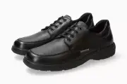 Mephisto Men's Douk Black Riko 100 Water-Resistant Lace-Up Shoes