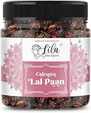 Green VELLY Indian LILA Dry Fruits Premium Calcutta Meetha Paan JAR Pack 250 GMS|Sweet Lal Paan Hygienically Packed Traditional Mukhwas | Tasty Mouth Freshener | Made in India