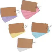 Ciieeo 5pcs Memo Cards Smooth Writing Portable Graffiti Cards for Students Travelers Office Workers