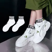 在飛比找蝦皮商城優惠-Puma 襪子 Fashion 男女款 白 短襪 單雙入 休