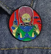 Movie ENAMEL PIN - MARS attacks. Australian Stock free shipping