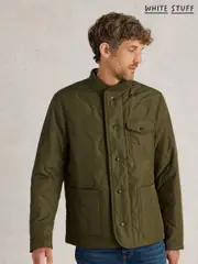 White Stuff Green Tenby Quilted Jacket (AP7698) | $120