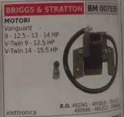 492341 Coil Electronic Engine Briggs & Stratton Vanguard 9 12.5 13 14 HP