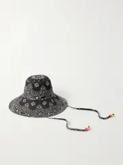 [CALL IT BY YOUR NAME] CALL IT BY YOUR NAME - Capeline Reversible Cotton Bucket Hat - Black - One size One size Black