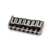 KD By AxLabs 7-String Hardtail Bridge - 4-Screw, 10.5 mm Spacing- Antique Silver