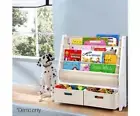 Kids Childrens Bookshelf Magazine Display Shelving Rack Toy Box Storage Drawers