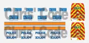 Code 3 Police Adhesive Vinyl Decals suit 1/43 1/50 - Met Police - Sprinter